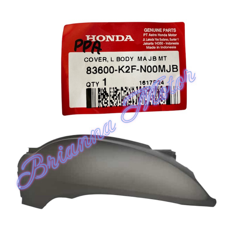 COVER BODY KIRI BROWN NEW SCOOPY 2020 SAMPAI SEKARANG 83600 K2F N00MJB