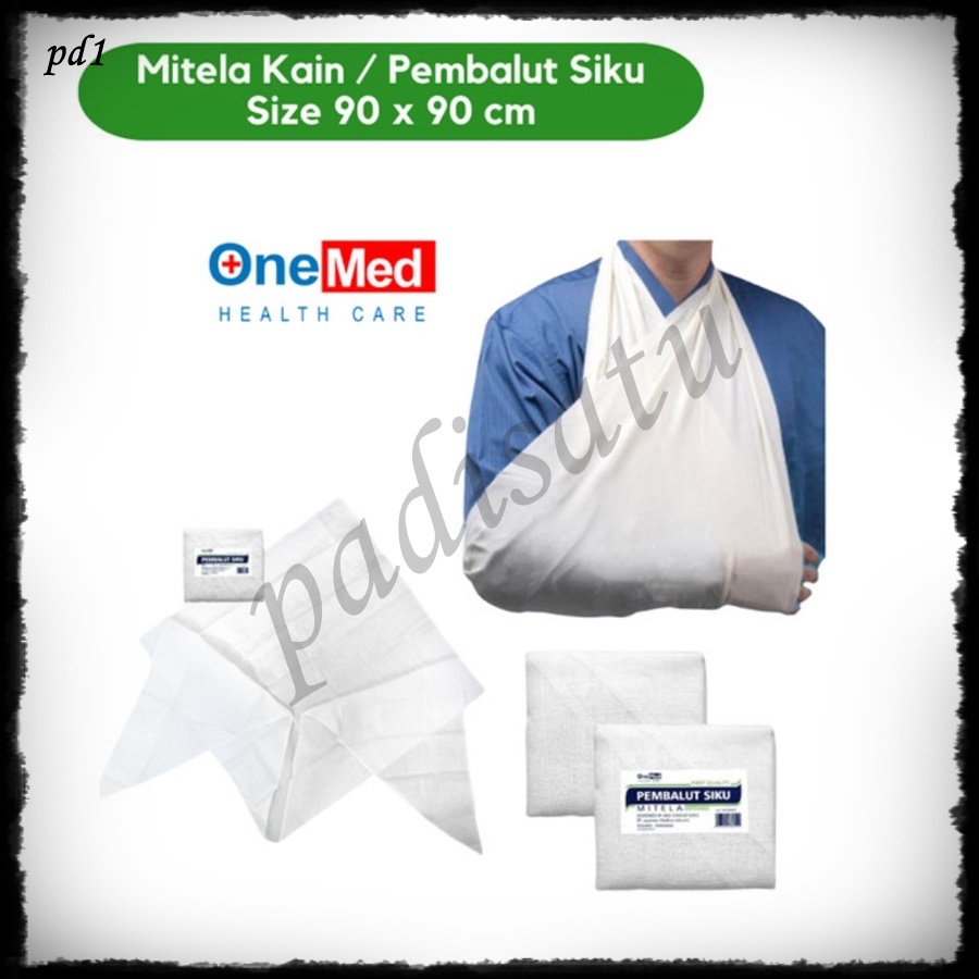 Mitela Pembalut Siku Kain Segitiga Kain P3k Pramuka PMR Ukuran 90x90 cm