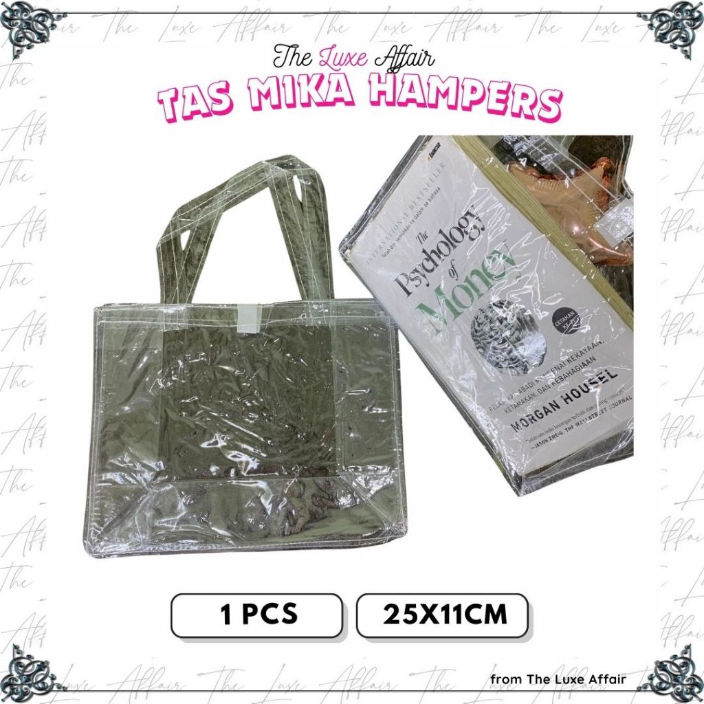 Goodie Bag Souvenir 25x11 Tas Souvenir Mika Transparan Tas Souvenir Ulang Tahun Anak Tas Mika Transp
