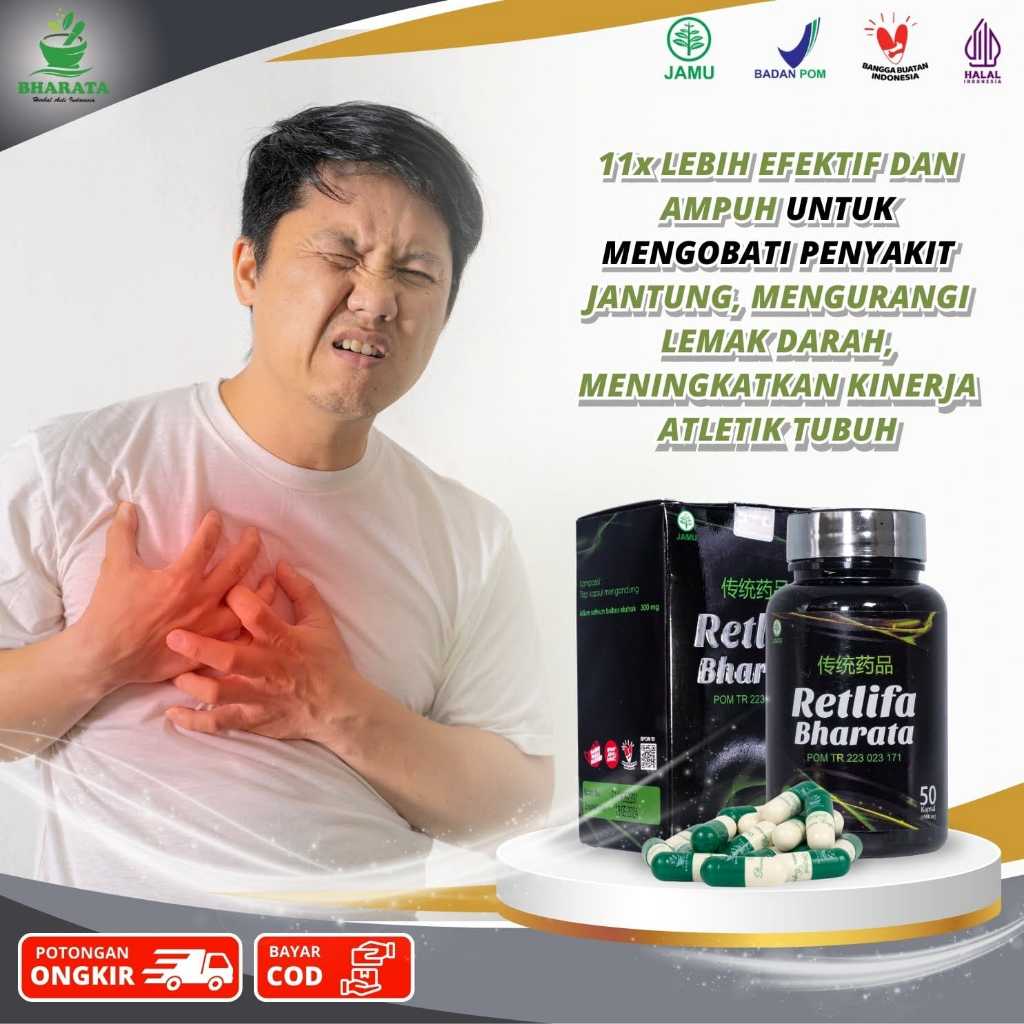 Obat Penyakit Jantung Ampuh RETLIFA BHARATA Original Obat Jantung Bengkak Obat Penyumbatan Jantung