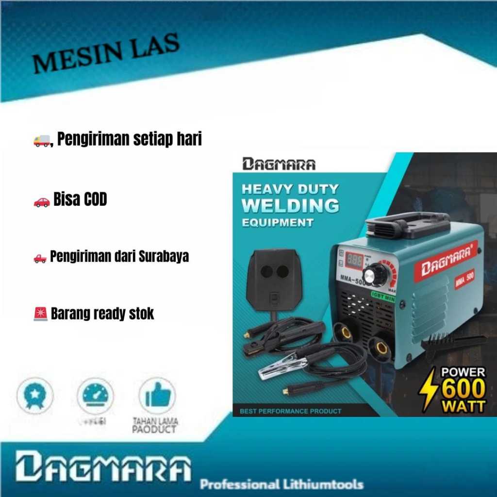 44cipay - Mesin Las DAGMARA 500W Trafo Las Listrik Portable Welding Machine