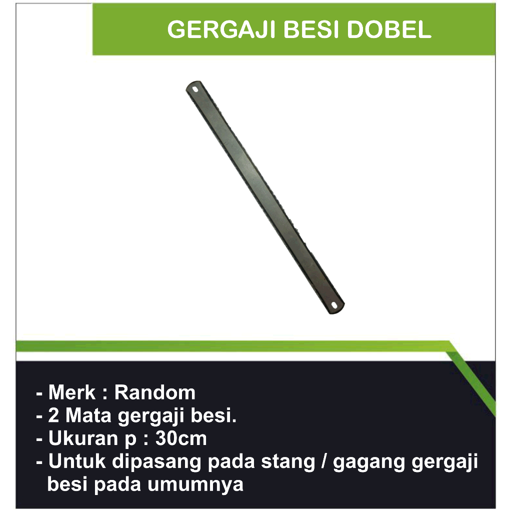 Gergaji Besi Dobel / Gergaji Besi 2 Mata / Gergaji Besi Myros/gergaji besi
