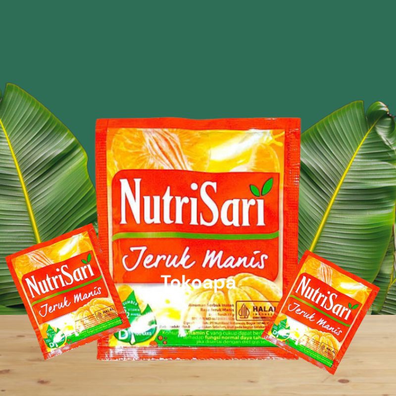 

Nutrisari Jeruk Manis 1 Renceng (10sachet)