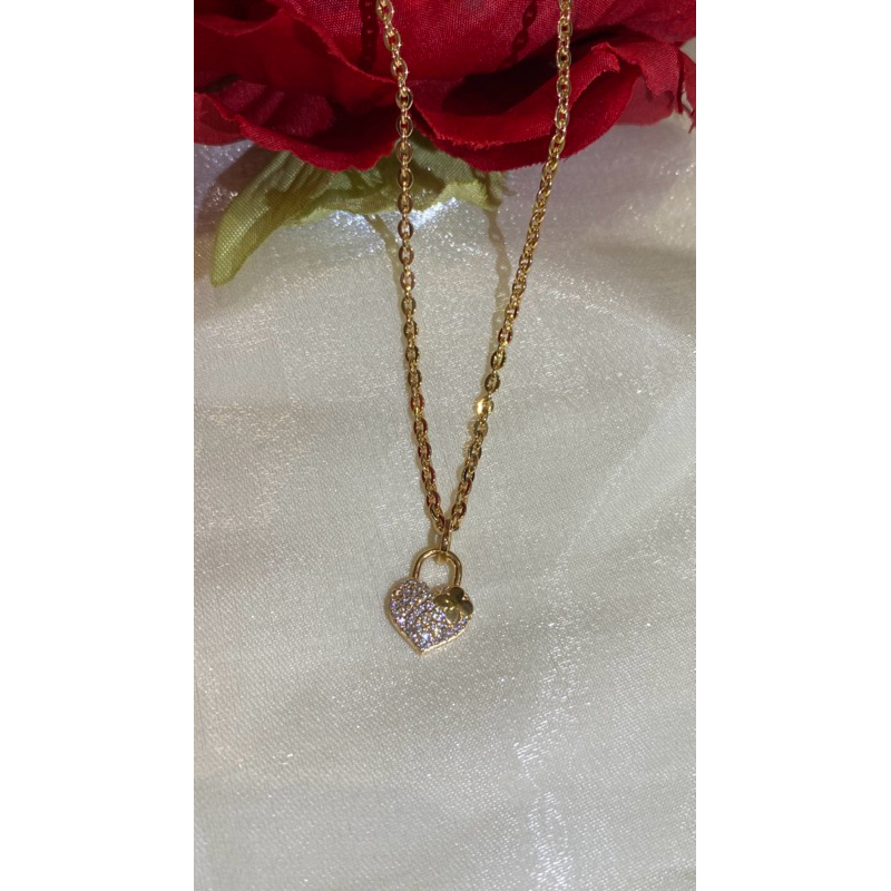 kalung love kalung emas variasi 8 karat emas muda