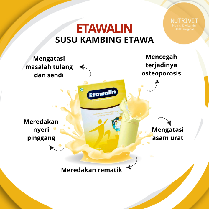 

SUSU ETAWALIN MEMBANTU MEREDAKAN NYERI SENDI DAN REUMATIK (200 GRAM)