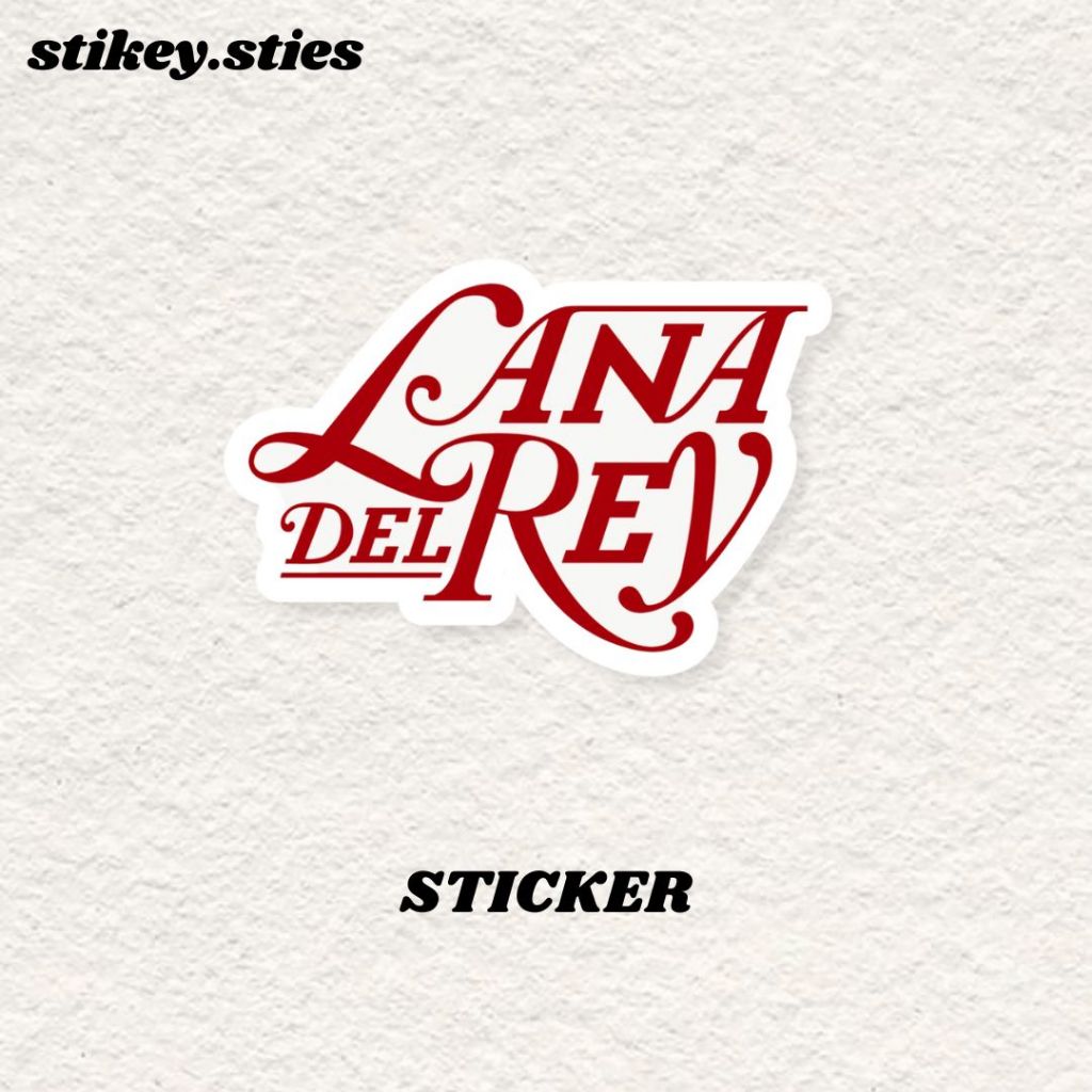 

STICKER LANA DEL REY AESTHETIC BRAND ANTI AIR VINYL / STIKER HELM LAPTOP HP MOTOR TUMBLR TAS KOPER