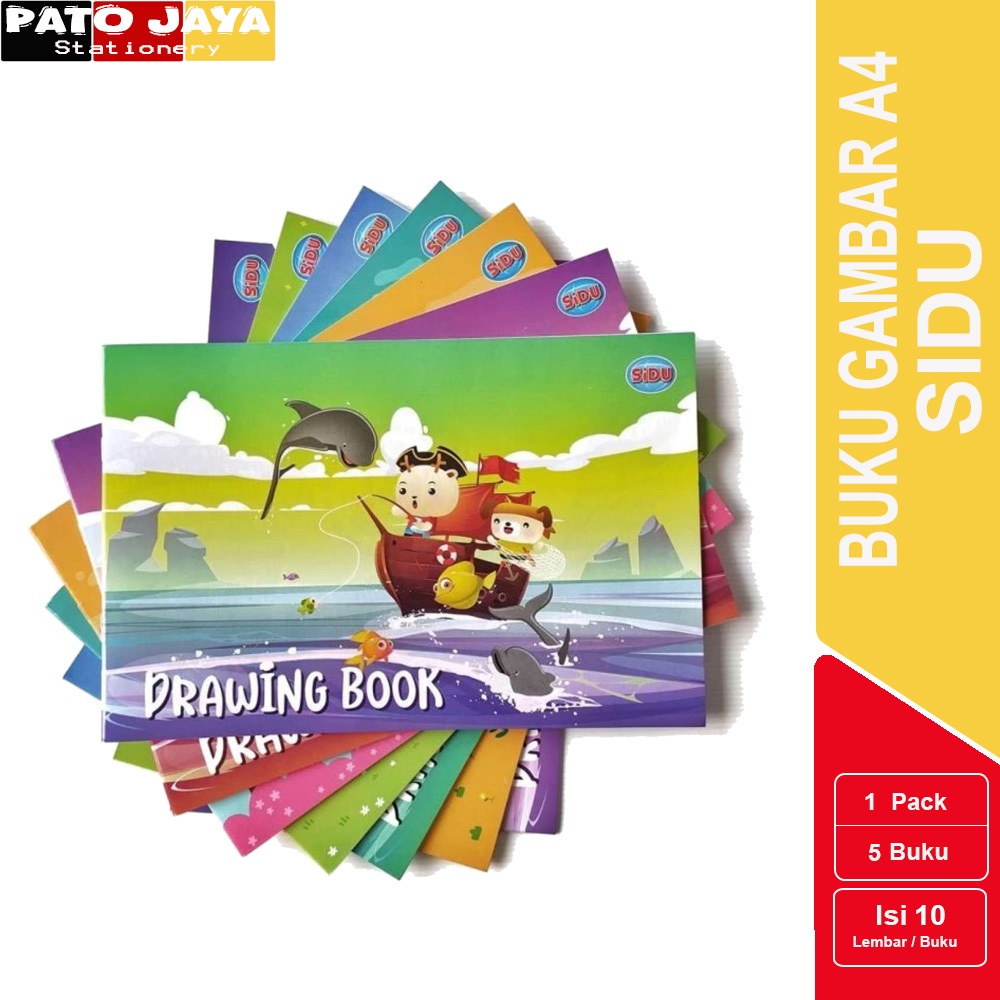BUKU GAMBAR SIDU A4 / BUKU GAMBAR KECIL SIDU A4