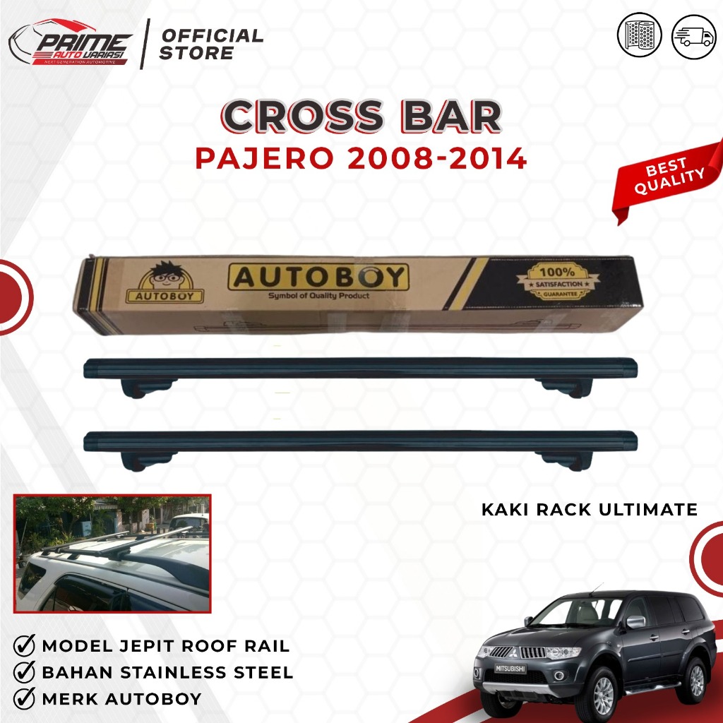 Cross bar jepit Roof Rail PAJERO 2008-2014 - Ultimate