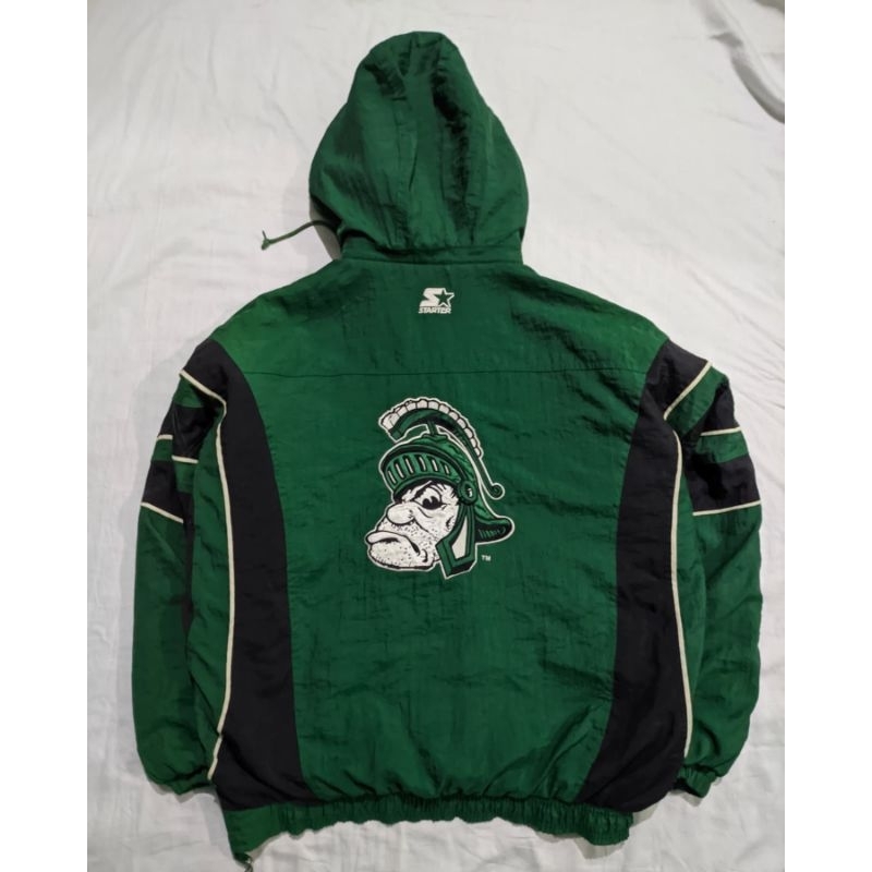 Jaket starter michingan state spartan vintage not mlb