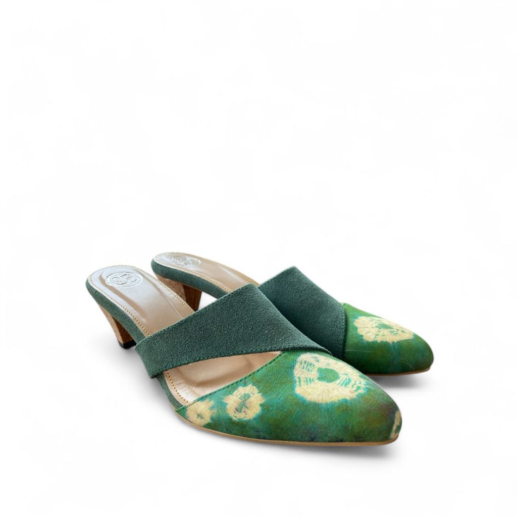 Stevitri Luna Sandal Selop Wanita Batik Jumputan Palembang Elegan - Size 41