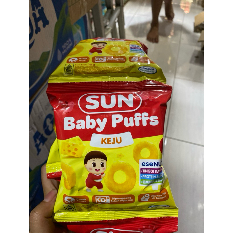 

Sun Baby Puffs Keju 1 renceng isi 10 pcs
