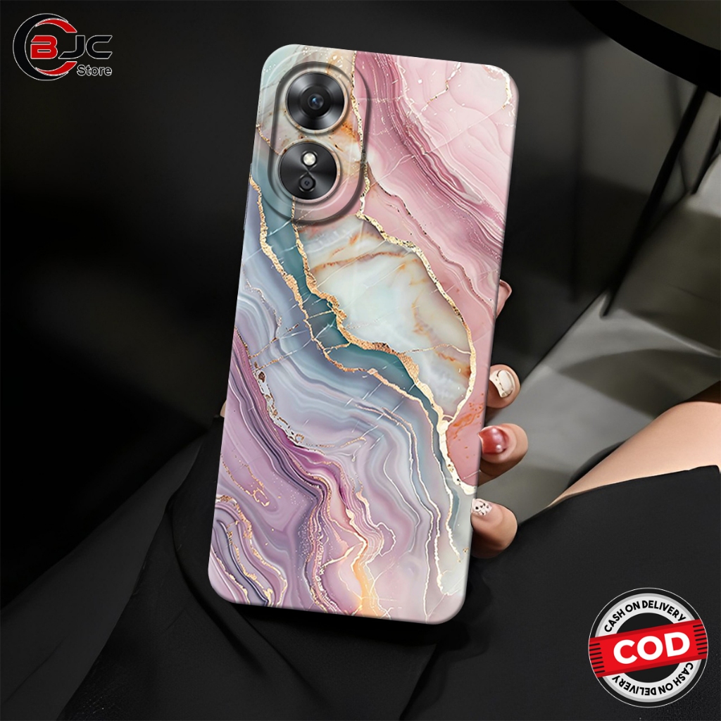 Casing Untuk OPPO A17 Case OPPO A17 Terbaru Softcase OPPO A17 Kesing OPPO A17 Silikon Procamera Maca