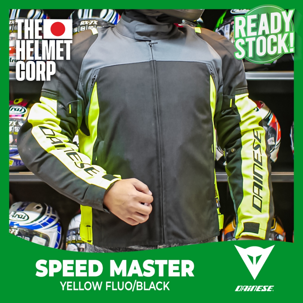 JACKET DAINESE SPEED MASTER BLACK/YELLOW FLUO JAKET MOTOR RIDING TOURING