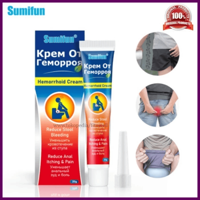 Sumifun Salep Ambeien Cina Ampuh Obat Wasir Dictamni Hemorhoid Cream/Salep Wasir Herbal Cina- 20 gr