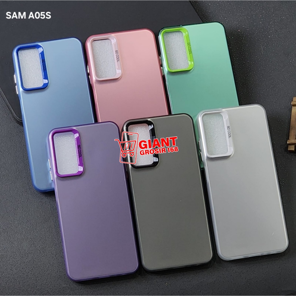 Case Samsung A05 Samsung A05S Silikon Case Imd Polycarbon Hard PC Case Hologram Samsung A05 Samsung 