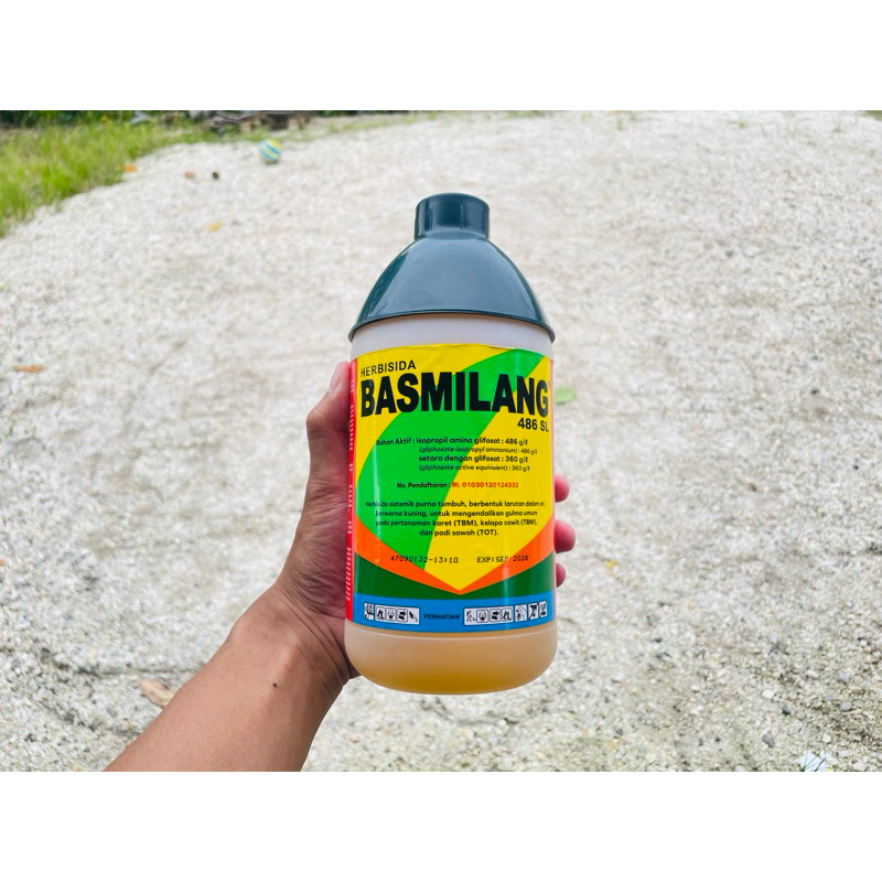 Herbisida BASMILANG 486SL 1 liter racun rumput / pembasmi rumput