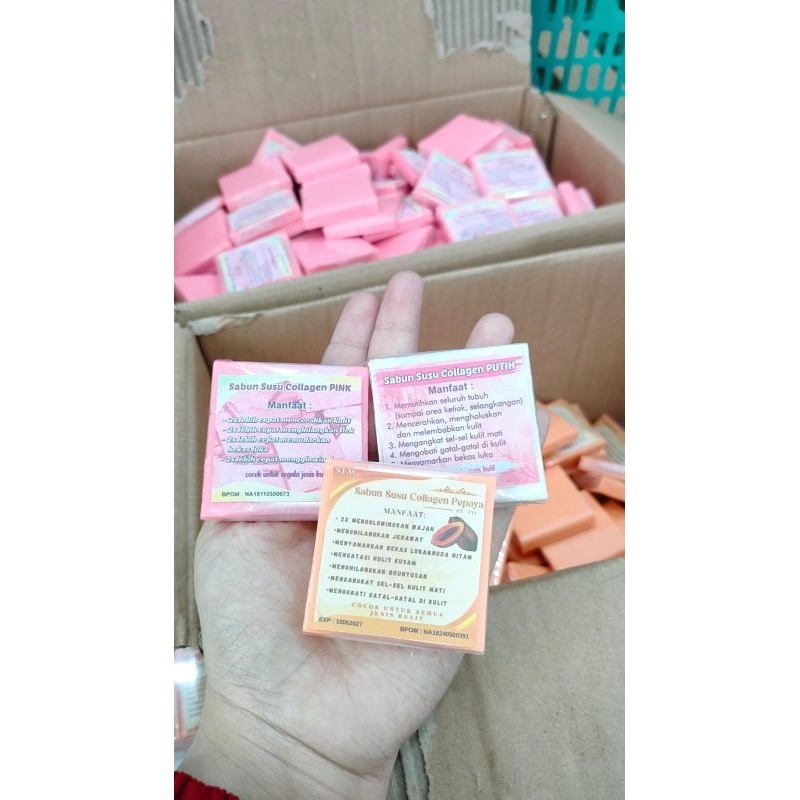 SABUN SUSU COLLAGEN VIRAL/SABUN COLLAGEN PINK/SABUN COLLAGEN PUTIH/SABUN KORENG/SABUN PEMUTIH