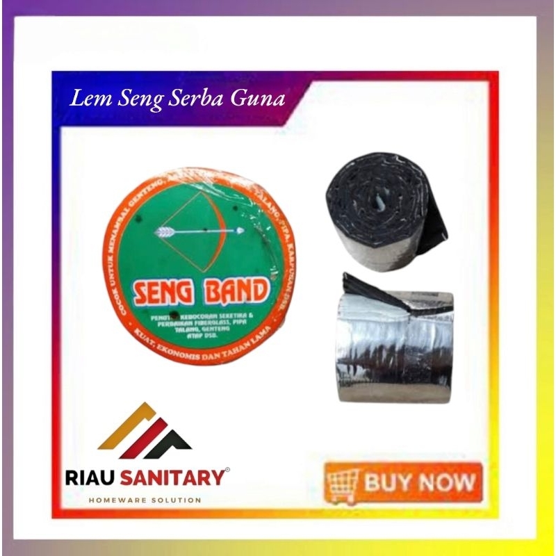 Lem Seng Kuat Rekat Untuk Atap Seng Talang Bocor dan Plat Besi 1meter