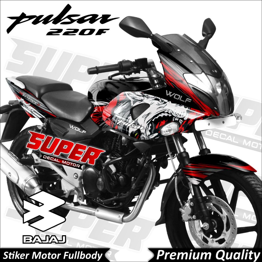 Decal Bajaj Pulsar Full Body Decal Bajaj Pulsar 220F Full Body Stiker Full Body Stiker Bajaj Pulsar 
