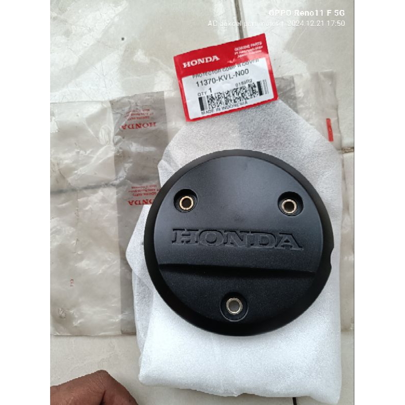 tutup protector cover blok bak kopling R kanan Honda Supra x 125 original AHM 11370 kVL N00