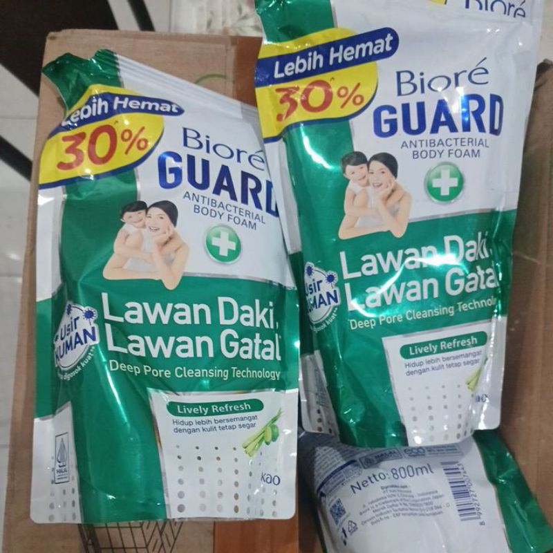 Sabun biore cair Biore Guard (Exp Jan 2028) Antibacterial Body Foam Lifely Refresh & Active Antibact