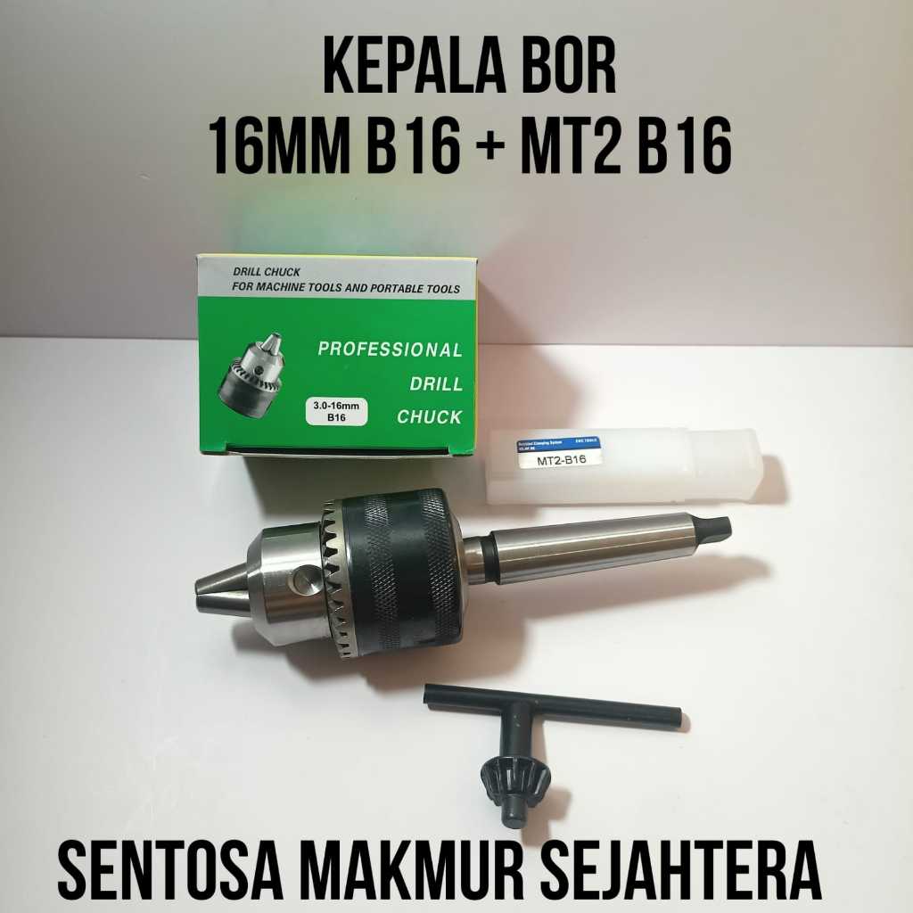 ( 1set ) Kepala Bor 16mm B16 + MT2 B16 As Bor Cones