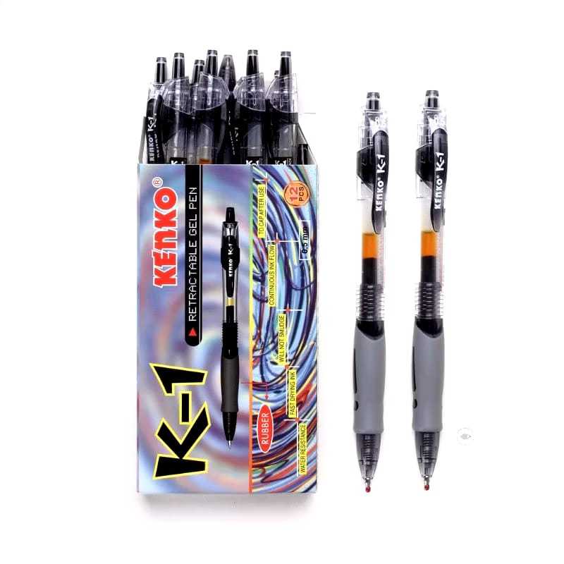 

Pulpen GEL KENKO K1 / Retractable Gel Pen(6 pcs)