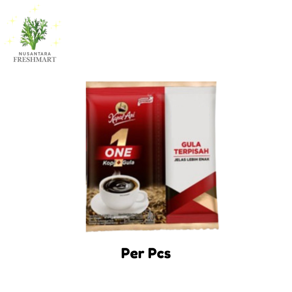 

[Nusantara Freshmart] Kapal Api One Gula Pisah Kopi Instan - Per Pcs/Sachet