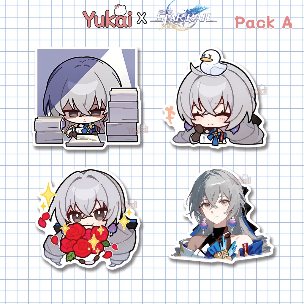 

Stiker Pack Bronya Honkai Star Rail (HSR) Premium, Sticker Anime Waterproof