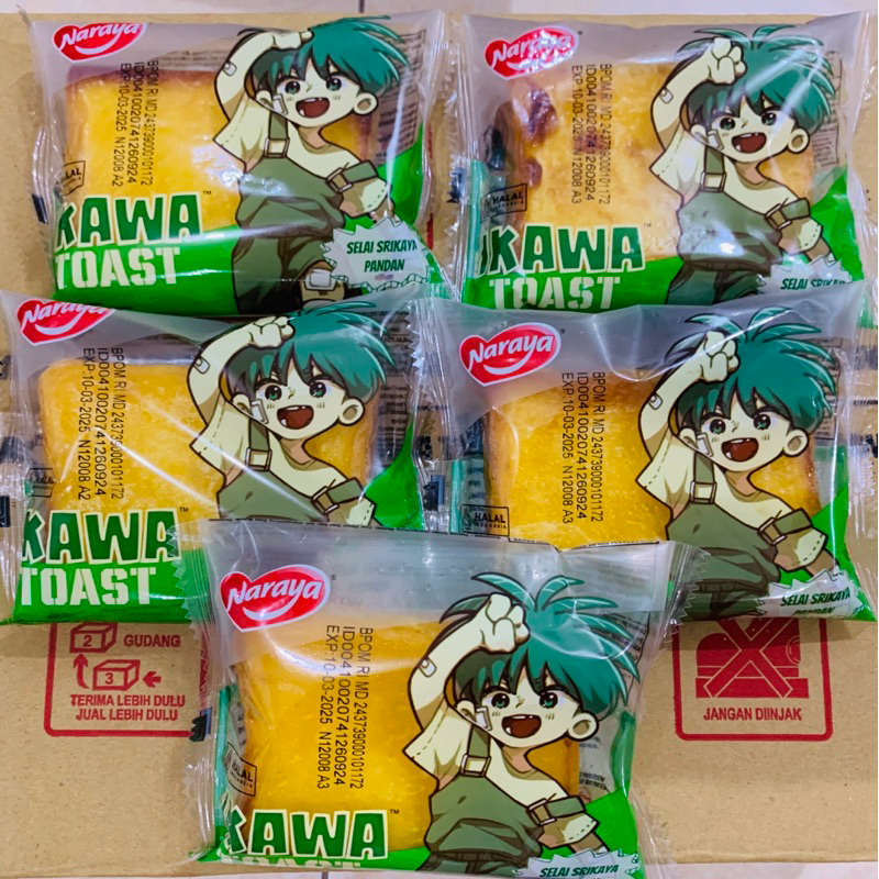 

RB NARAYA IKAWA TOAST paket isi 10pcs