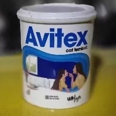 Cat tembok avitex hitam 1 kg