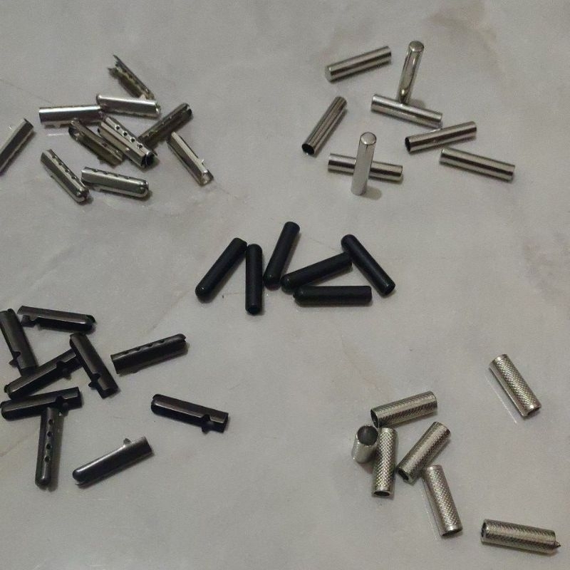 Aglet ujung tali cover ujung tali stainless