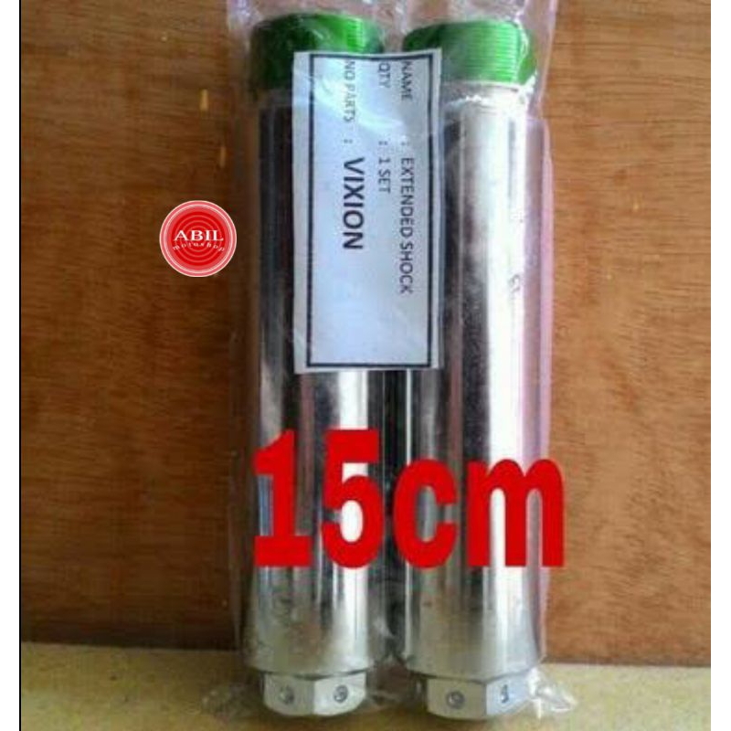 peninggi shock depan 15cm vixion old/vixion new, vixion advance 15cm