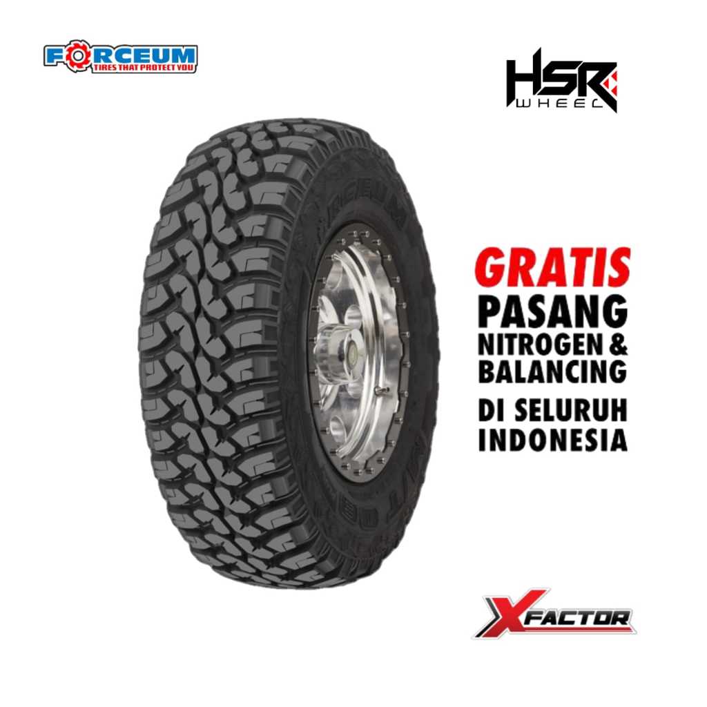 BAN MOBIL UKURAN 265 65 R18 FORCEUM MT 08 PRODUKSI TERBARU TERMURAH & GRATIS PASANG