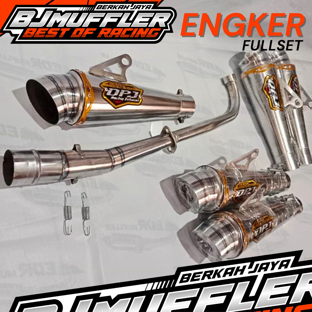 knalpot dpj racing Engker buat supra karisma jupiter revo smas shogun dll