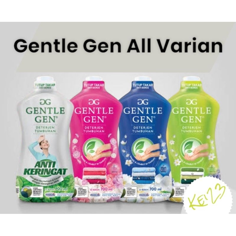 

Gentle Gen deterjen cair 700ml GentleGen deterjen tumbuhan