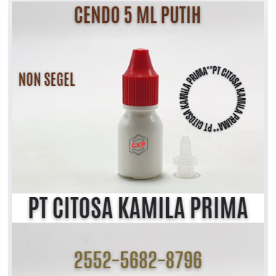 Botol Tetes Mata 5 ml Putih Tidak Segel Natural / Botol Drop / Botol Tetes HDPE / Botol Cendo 5 ml