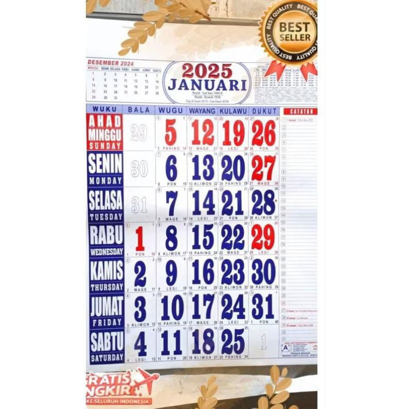 

kalender dinding besar 2025
