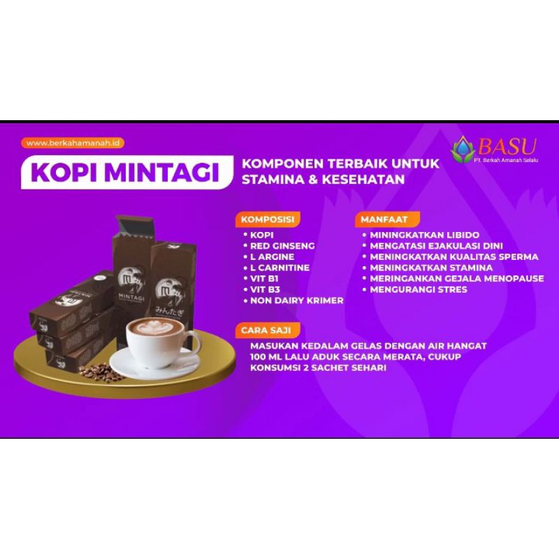 

Kopi Minta Gi Kompensasi Stamina & Kesekatan