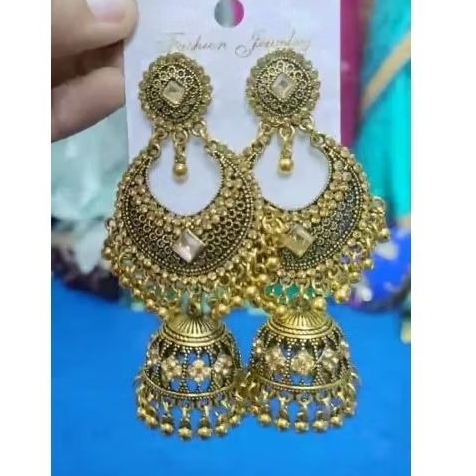 Anting india panjang premium kurung anting india dewasa