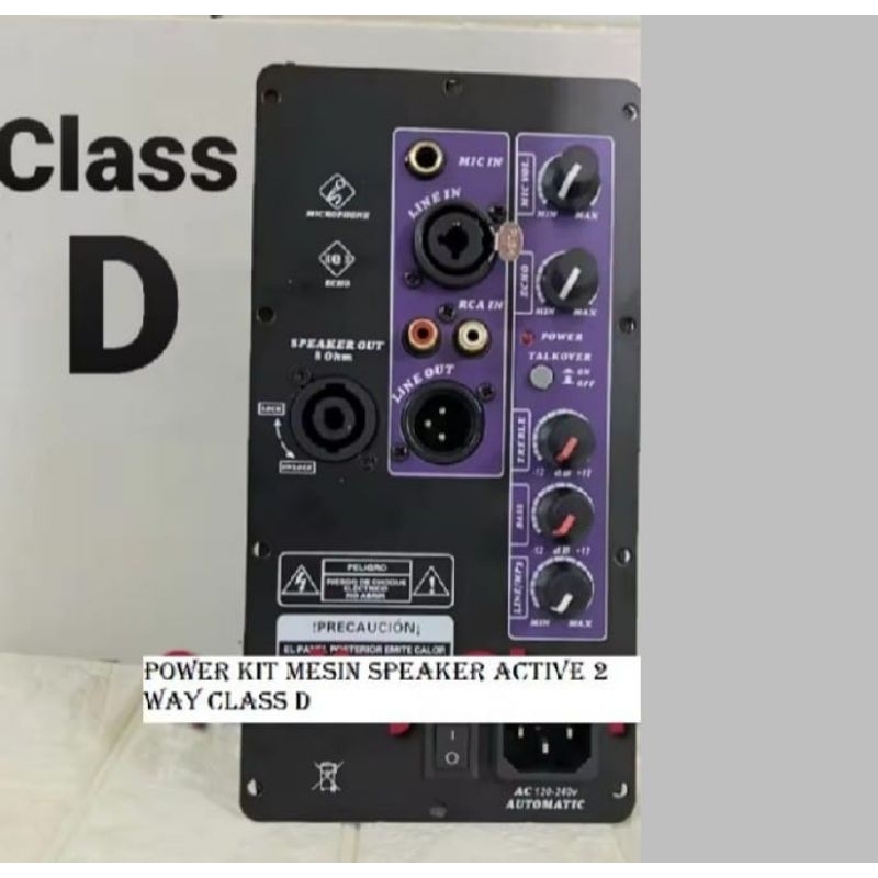 Power kit Mini Class D 2 Way 500 Watt Original