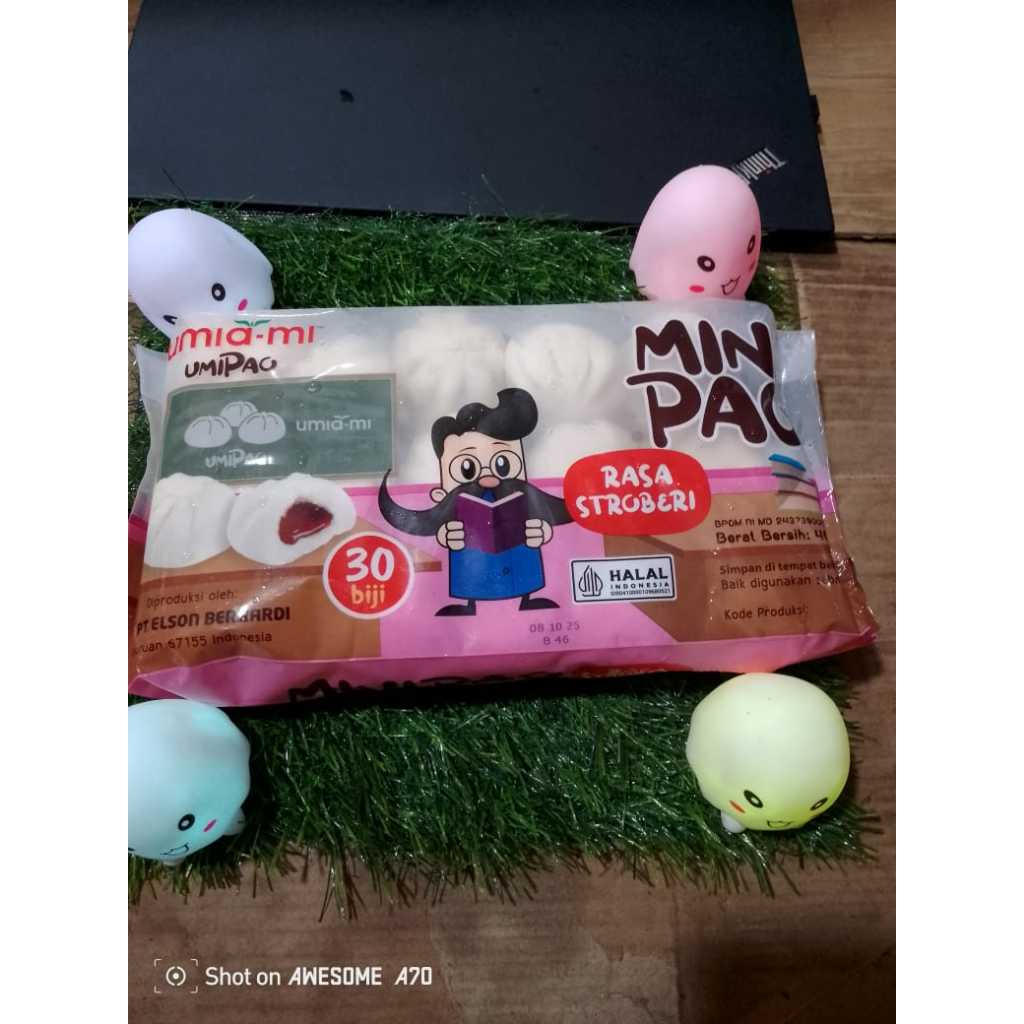 

bak pao kukus rasa stroberi