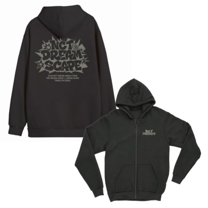 Hoodie ZIPPER Jaemin Nct Dream Scape TDS 3 Finale Silver DB