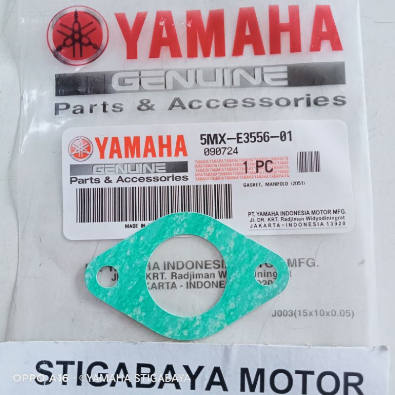 gasket manipol Mio paking intake manifol Nuvo ORIGINAL
