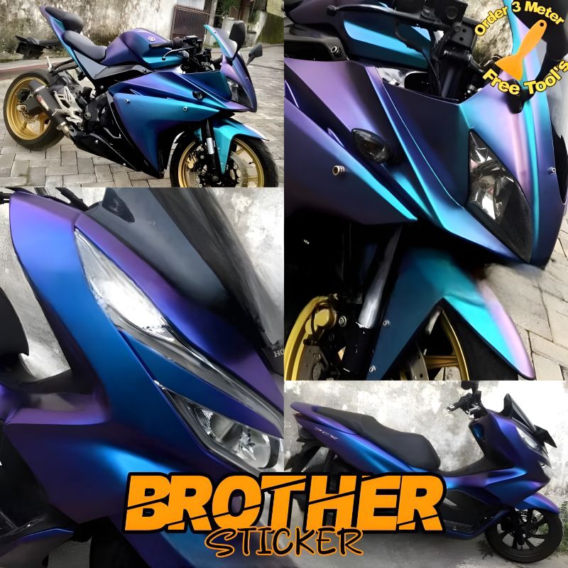 stiker skotlet doff chameleon sticker bunglon doff