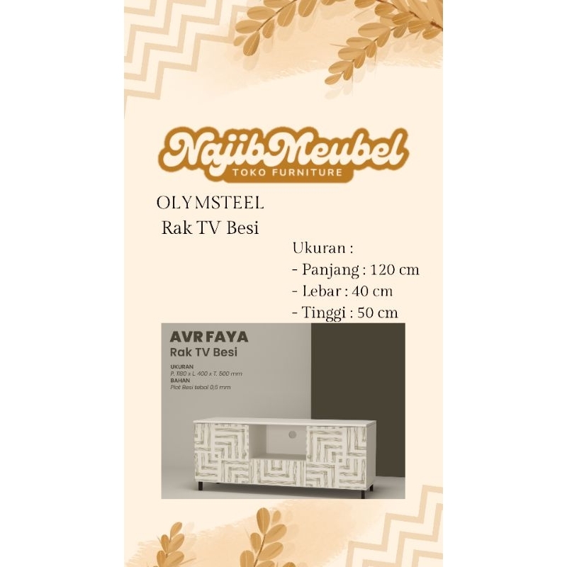 Kabinet TV Besi Olymsteel AVR