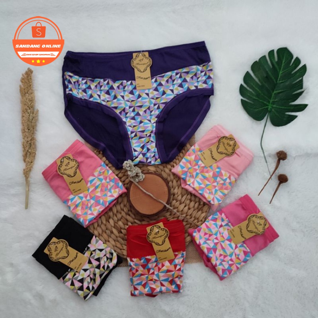 12pcs Celana dalam wanita import manmeijiao