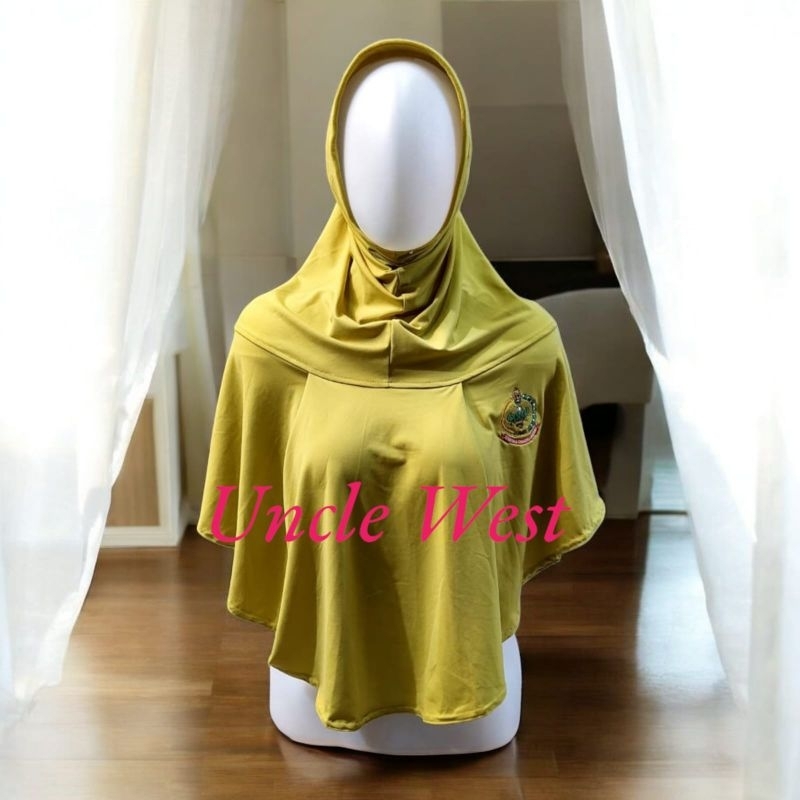 Jilbab PSO Uncle West / Kerudung PSO Uncle West / Khusus Warna Lemon