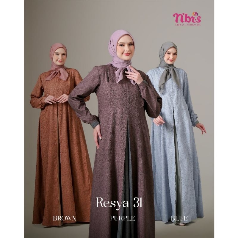 NIBRAS GAMIS WANITA MUSLIMAH RESYA 31 Dewasa Remaja