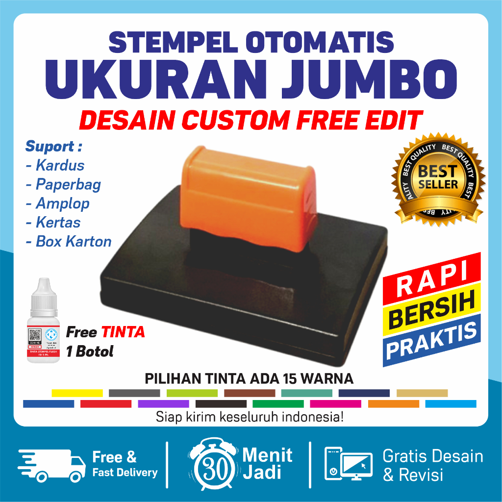 

Stempel Jumbo / Kardus / Kertas / Paperbag